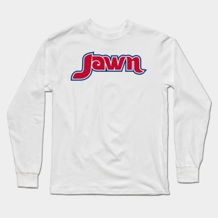 Jawn Philadelphia Baseball Sports Philly Long Sleeve T-Shirt